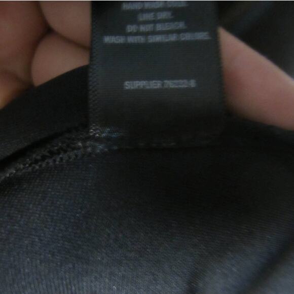 City Streets Pineapple One Piece Swimsuit Black Gold Scoop Back S - Picture 7 of 12